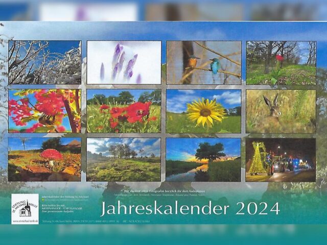 Der Jahreskalender 2024. Foto: ein