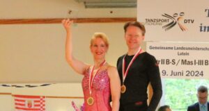 Inga und Torsten Andresen tanzten sich auf den ersten Platz. Foto: Beyer